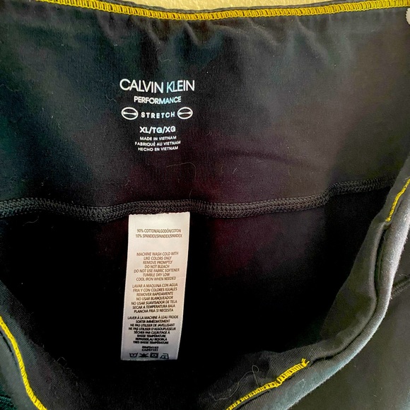 Calvin Klein Black Performance Stretch Pants - Picture 4 of 6